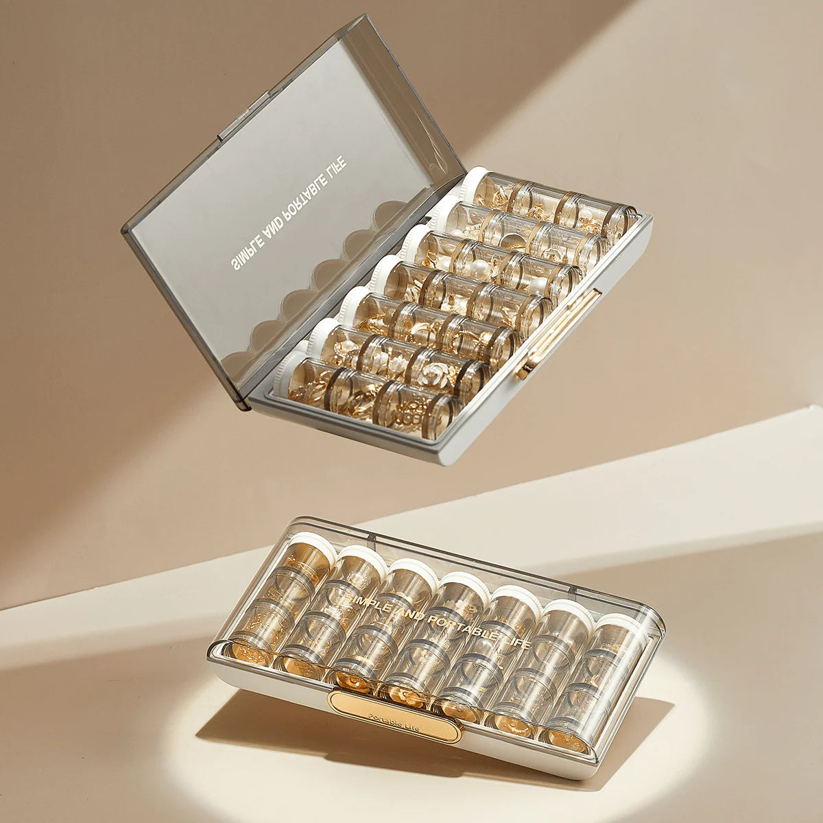 Multipurpose Travel Organiser for Medicines or Small Jewellery etc.