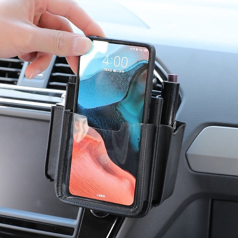 Car Air Vent Mobile Phone Holder and Organiser