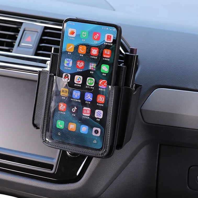 Car Air Vent Mobile Phone Holder and Organiser