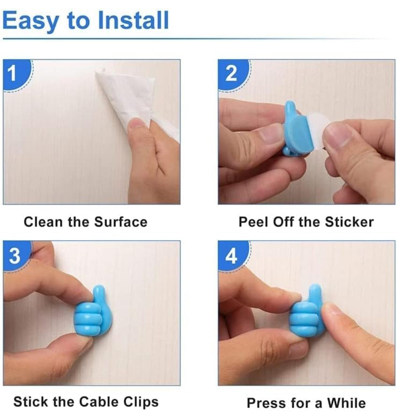 Thumb Wall Hook (Set of 10)