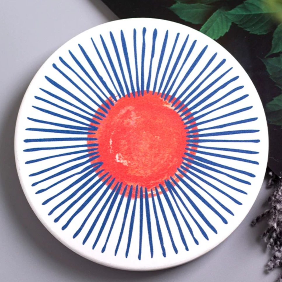 Diatomite Mud Bohemian Coasters (Set of 4)