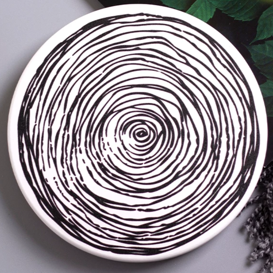 Diatomite Mud Bohemian Coasters (Set of 4)