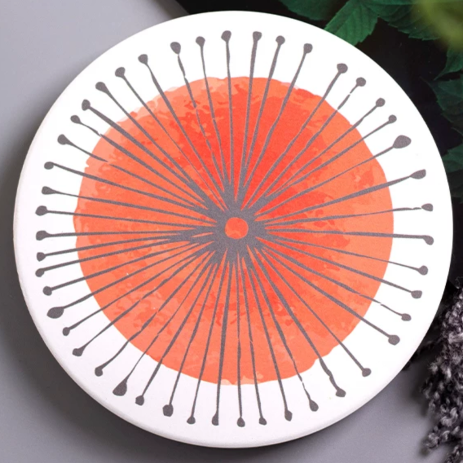 Diatomite Mud Bohemian Coasters (Set of 4)