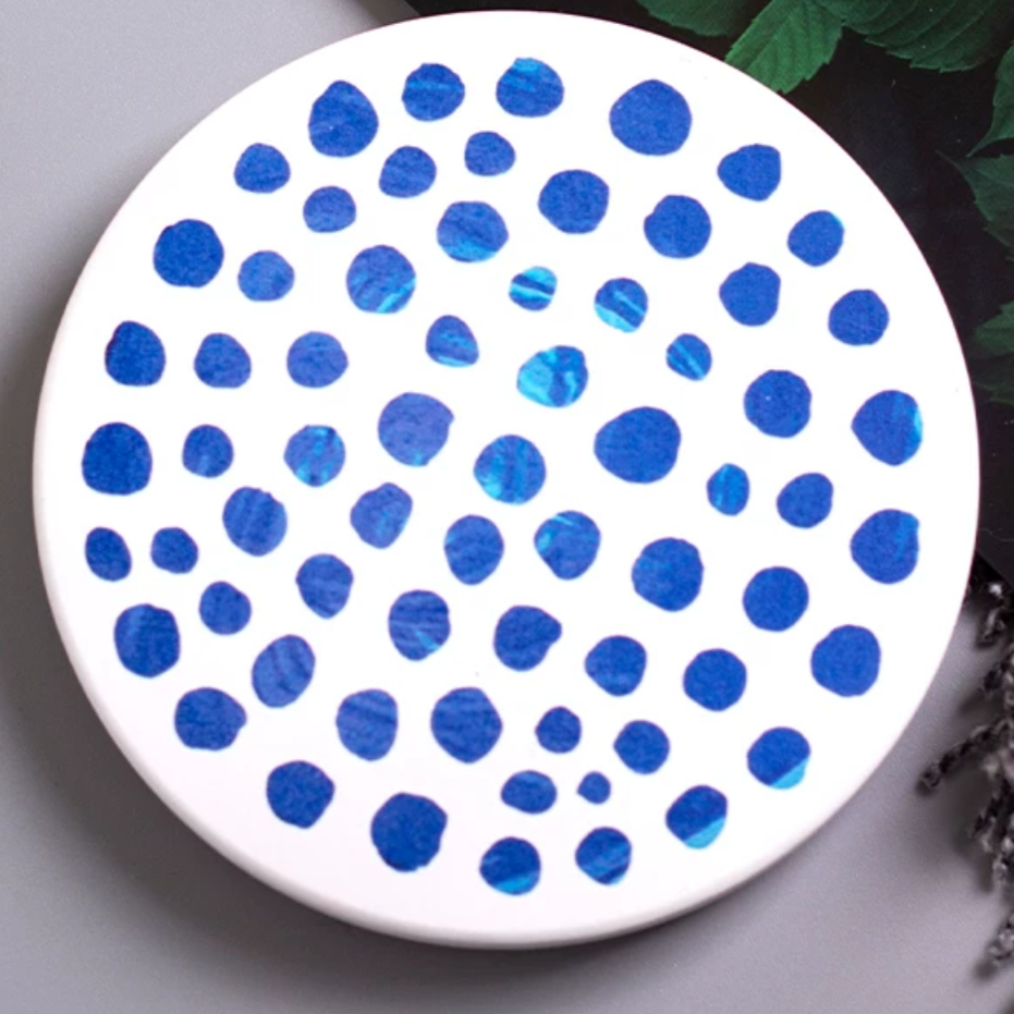 Diatomite Mud Bohemian Coasters (Set of 4)