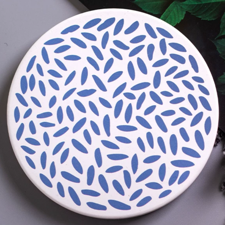 Diatomite Mud Bohemian Coasters (Set of 4)