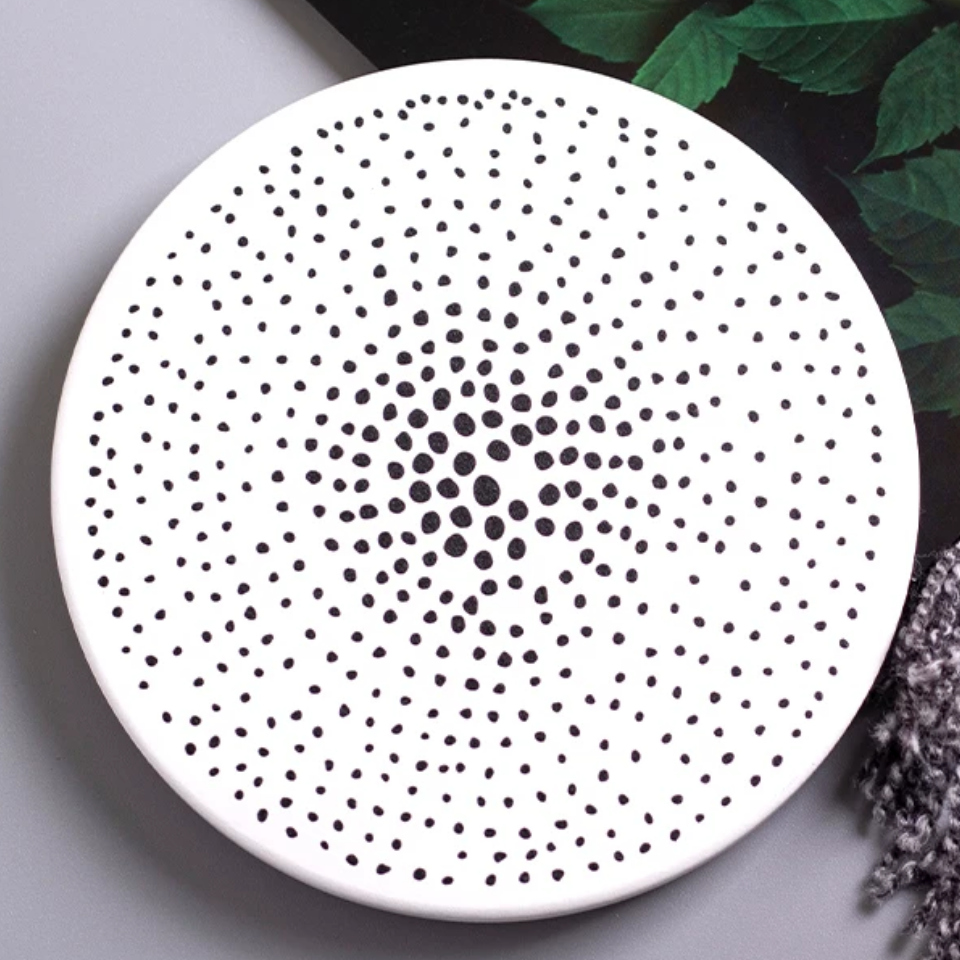 Diatomite Mud Bohemian Coasters (Set of 4)