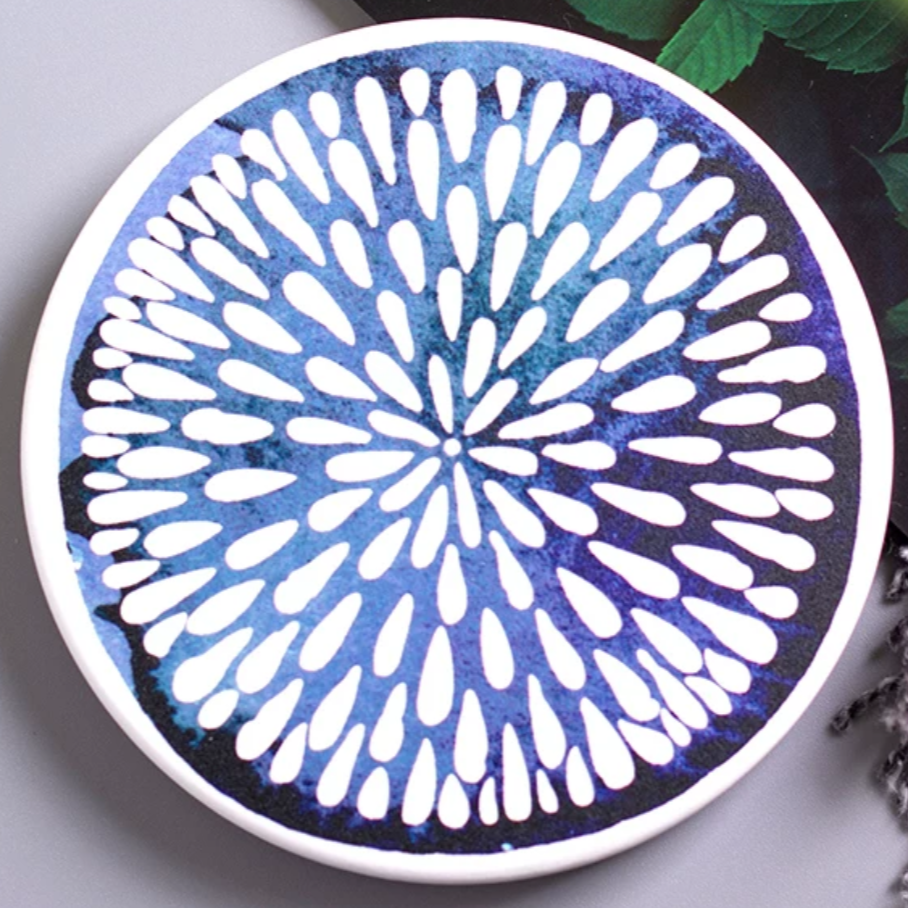 Diatomite Mud Bohemian Coasters (Set of 4)