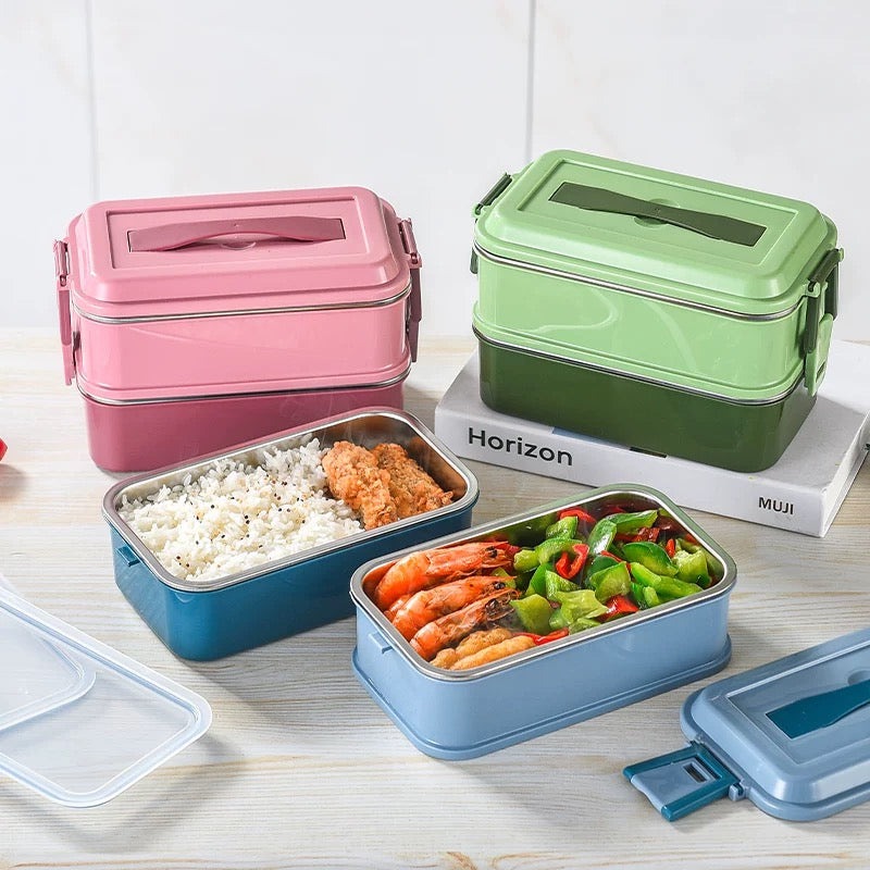 Double Decker Bento Lunch Box