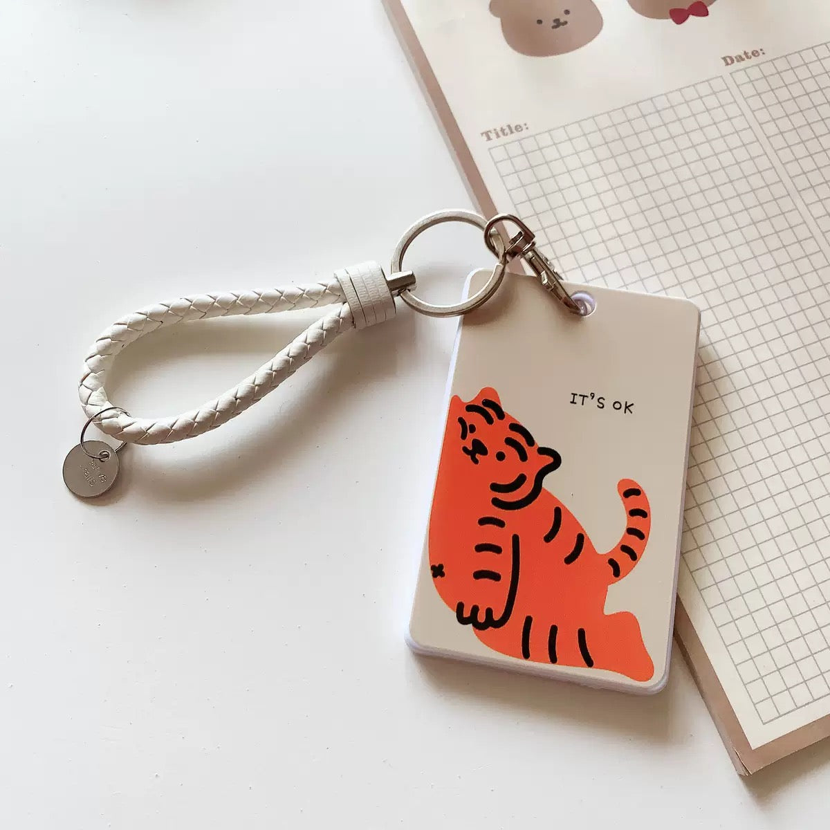 Cute ID/Credit Card Holder With Key Clip