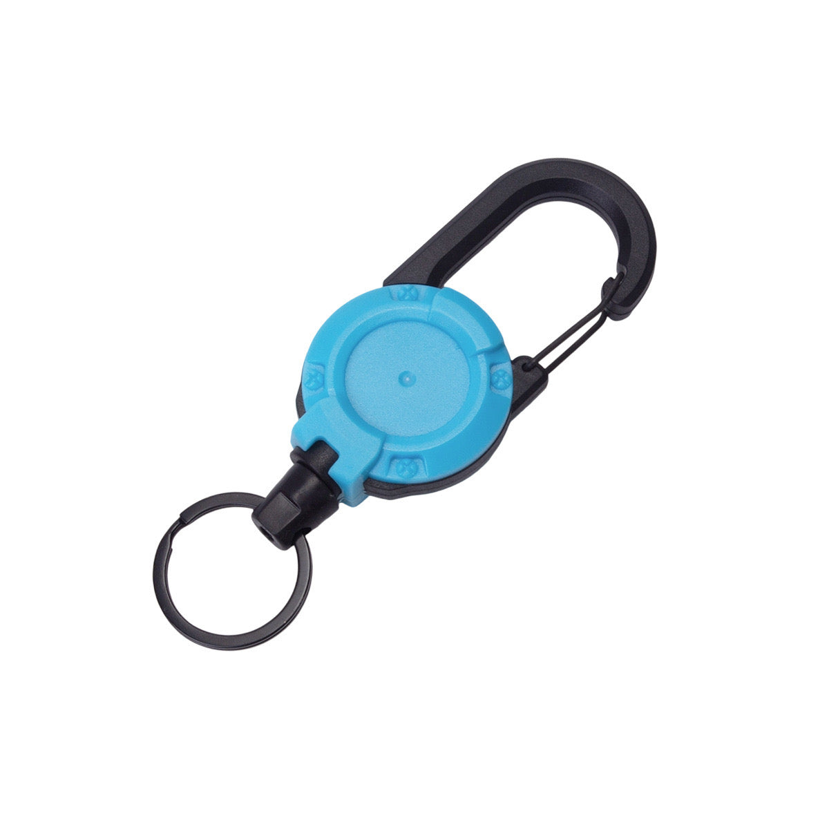 Anti Theft Heavy Duty Retractable Cord Keychain Carabiner Badge Clip