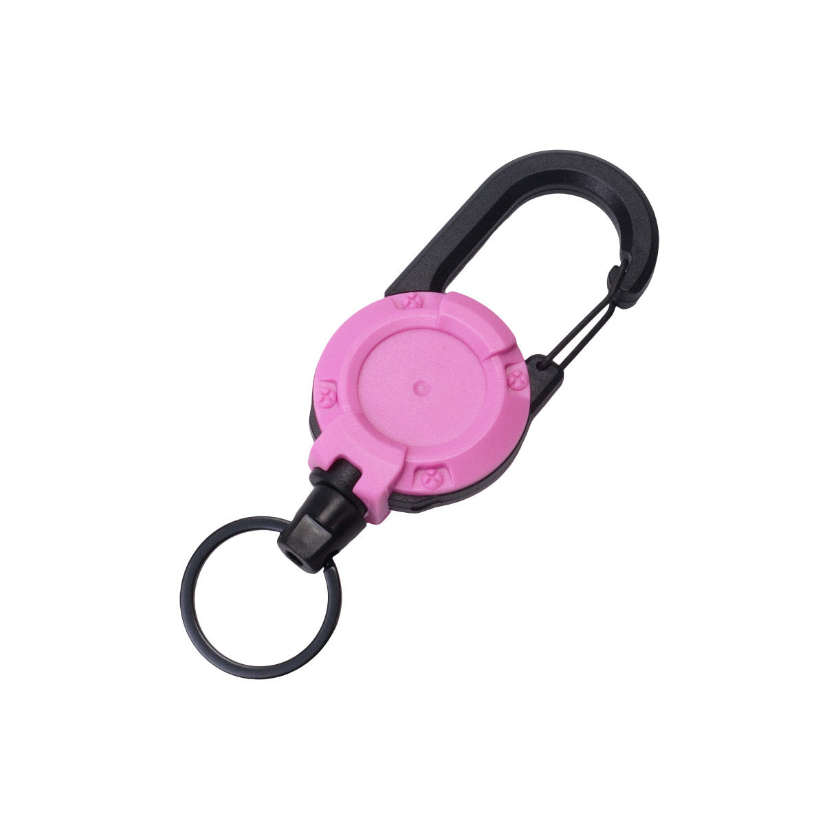Anti Theft Heavy Duty Retractable Cord Keychain Carabiner Badge Clip