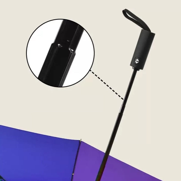 Auto Open & Close Foldable Rainbow Umbrella