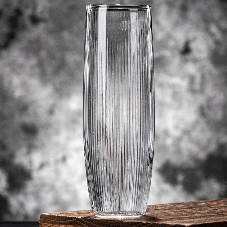 Masterpiece Flutino Curved Fluted Glass (Set of 2)