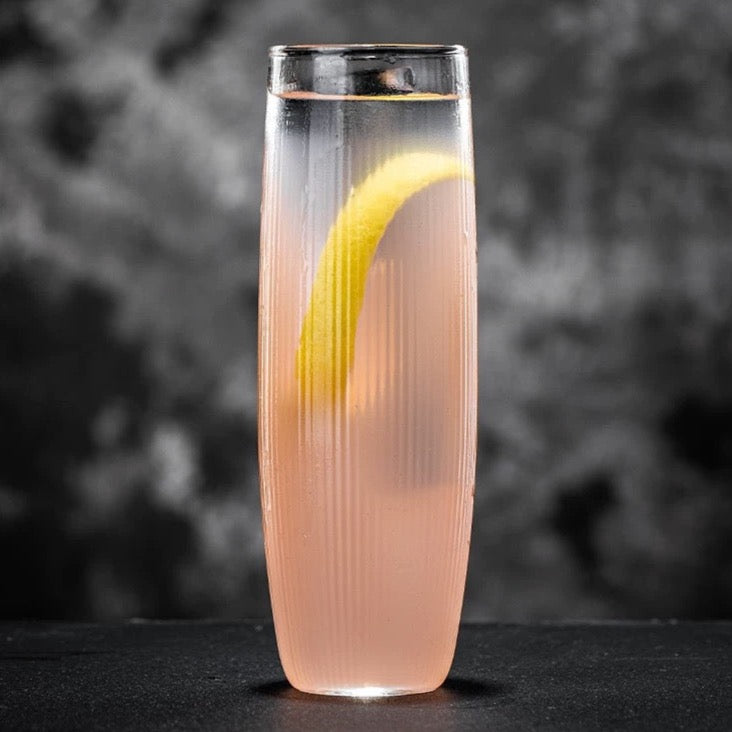 Masterpiece Flutino Curved Fluted Glass (Set of 2)