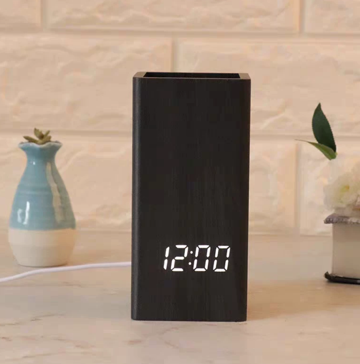 Tabletop Wooden Digital Clock