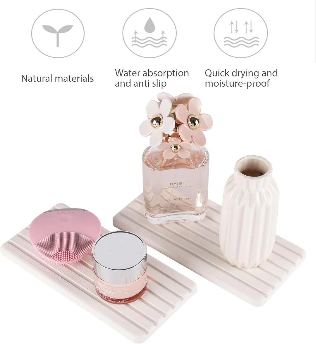 Water Absorbent Rectangle Diatomite Coasters