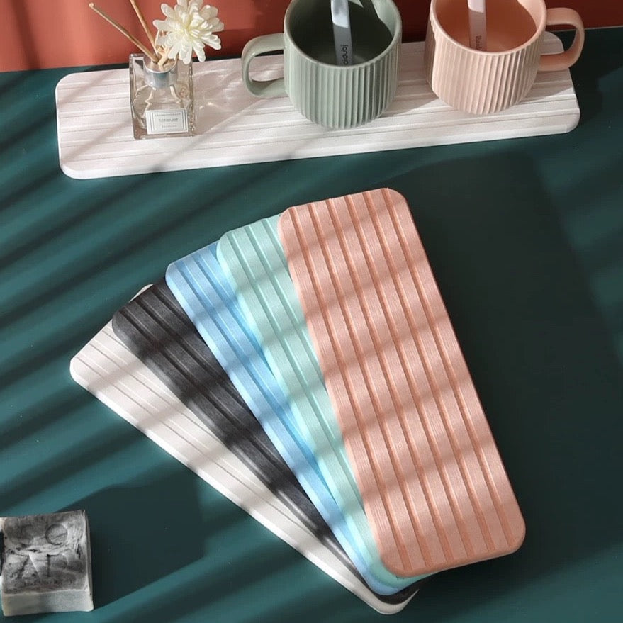 Water Absorbent Rectangle Diatomite Coasters