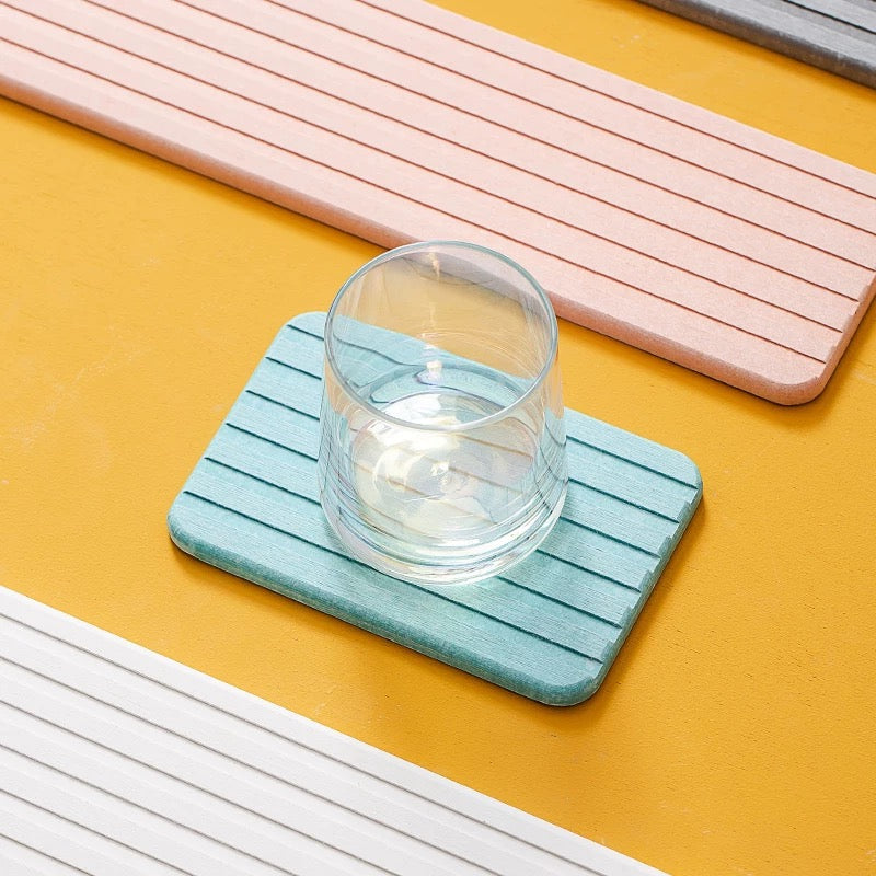 Water Absorbent Rectangle Diatomite Coasters