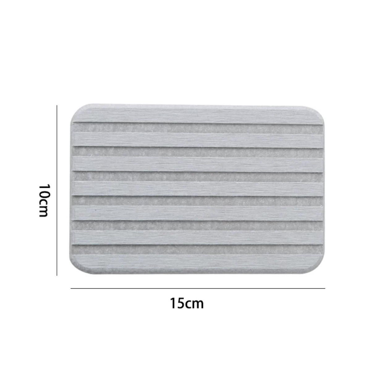 Water Absorbent Rectangle Diatomite Coasters