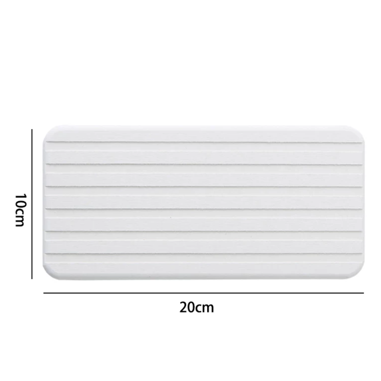Water Absorbent Rectangle Diatomite Coasters