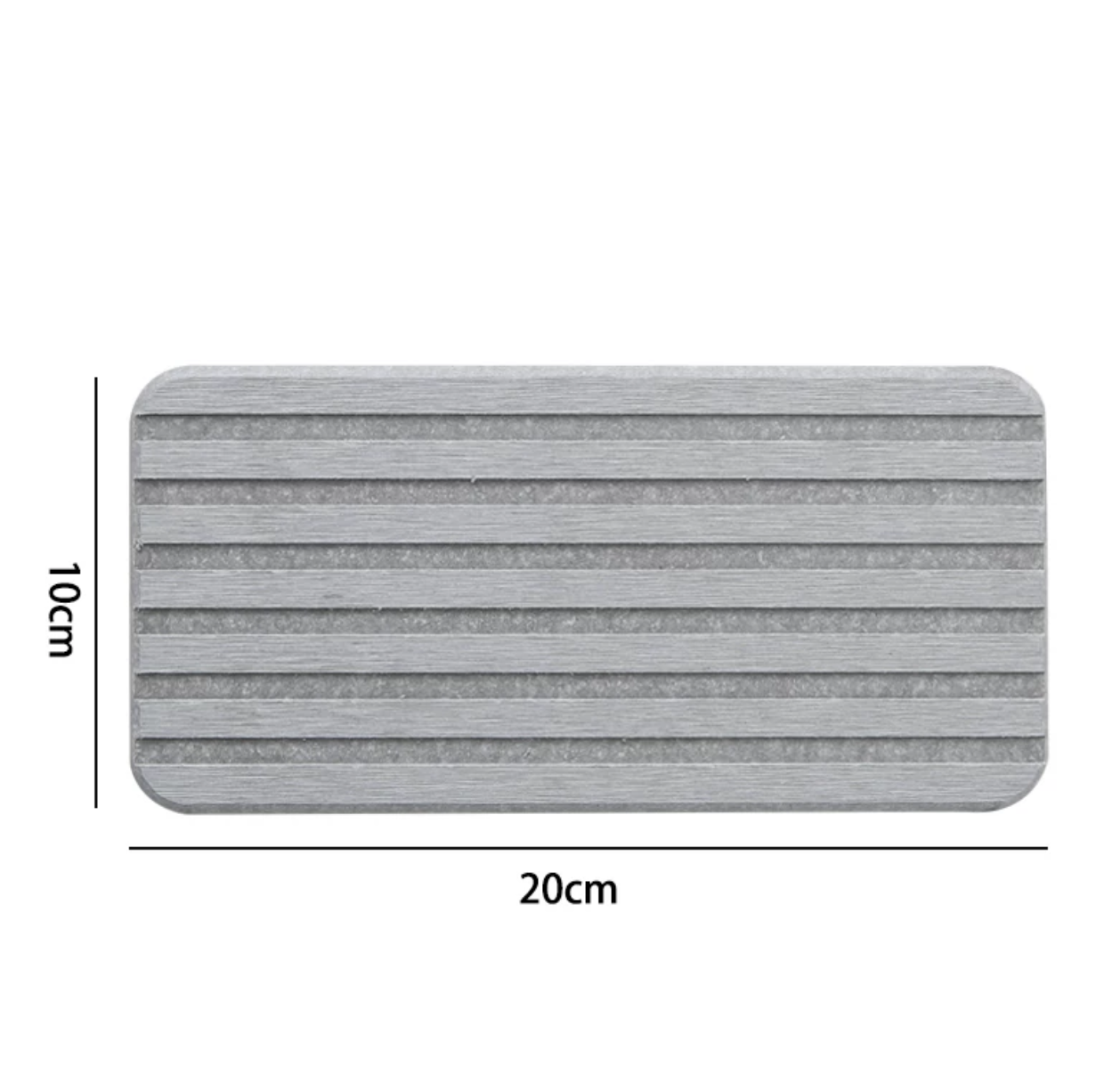 Water Absorbent Rectangle Diatomite Coasters