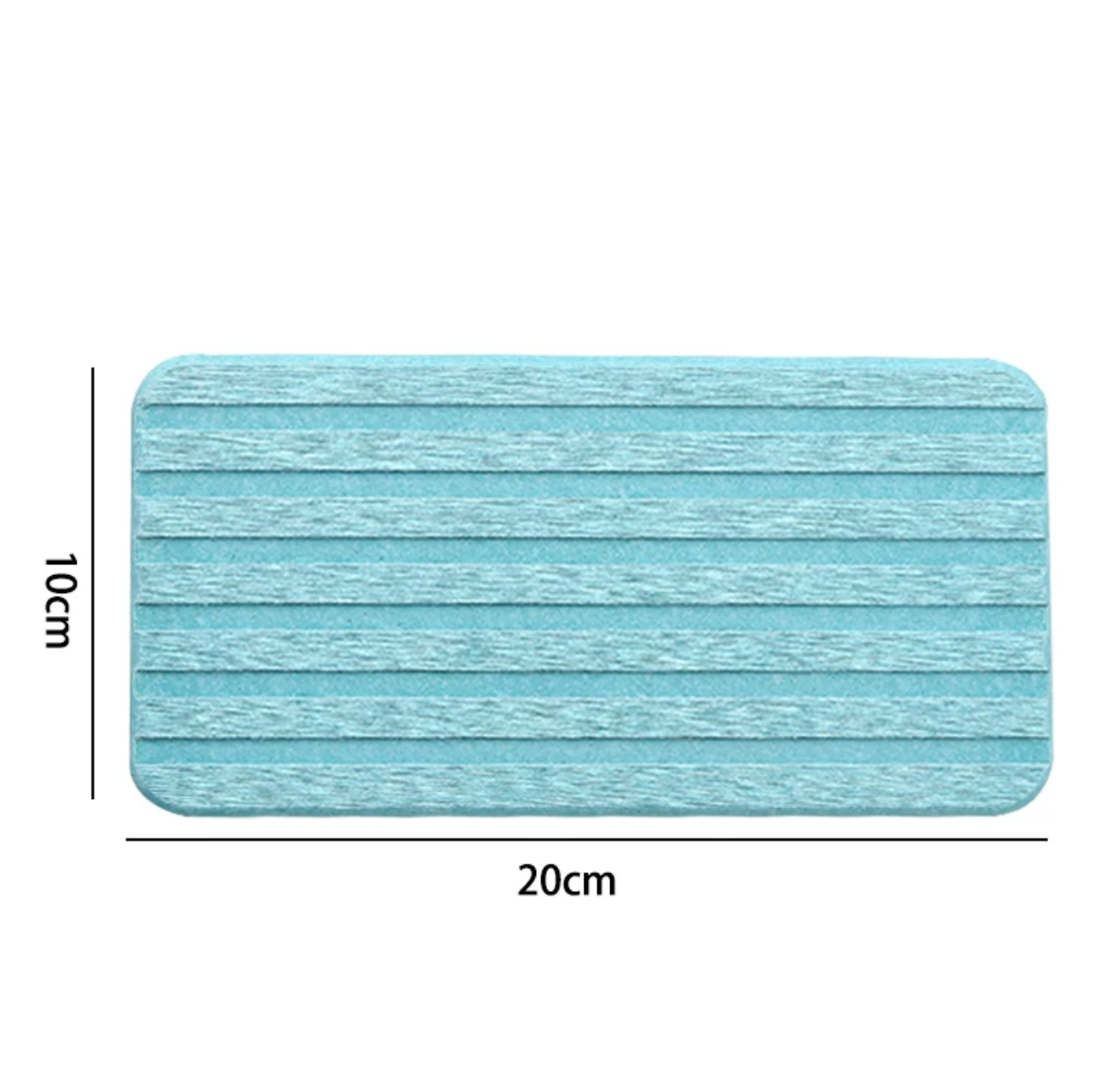 Water Absorbent Rectangle Diatomite Coasters