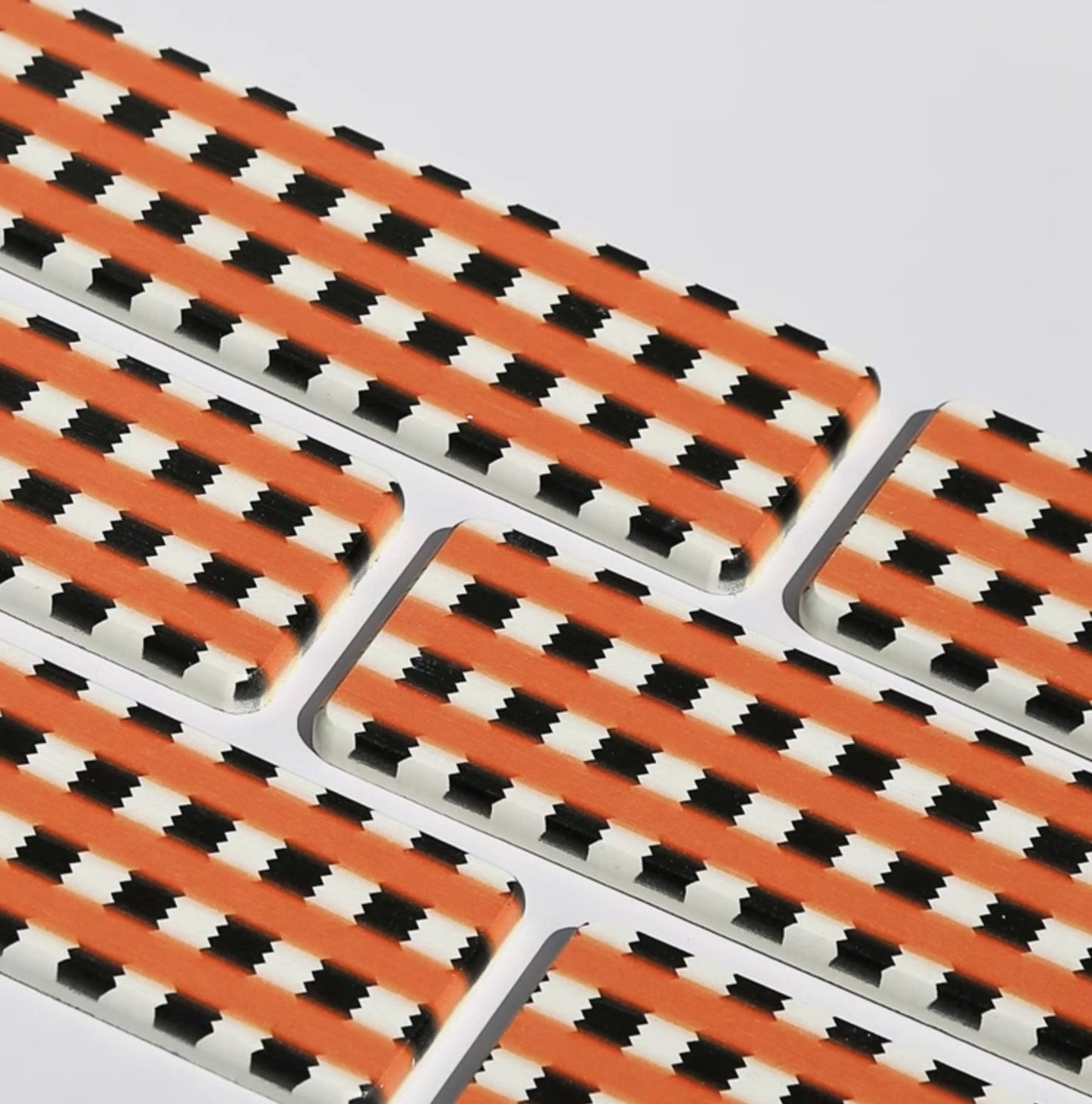 Artistic Wave Diatomite Mud Rectangular Coasters