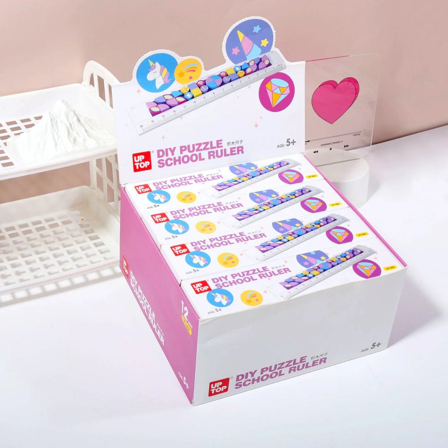 UP TOP DIY Puzzle Ruler