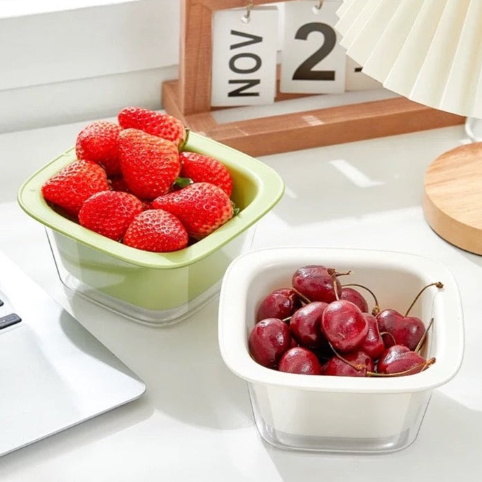 Fruit/Vegetable Washing Basket with Strainer