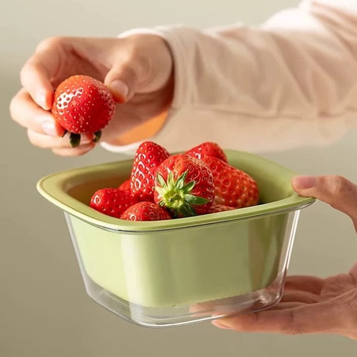 Fruit/Vegetable Washing Basket with Strainer