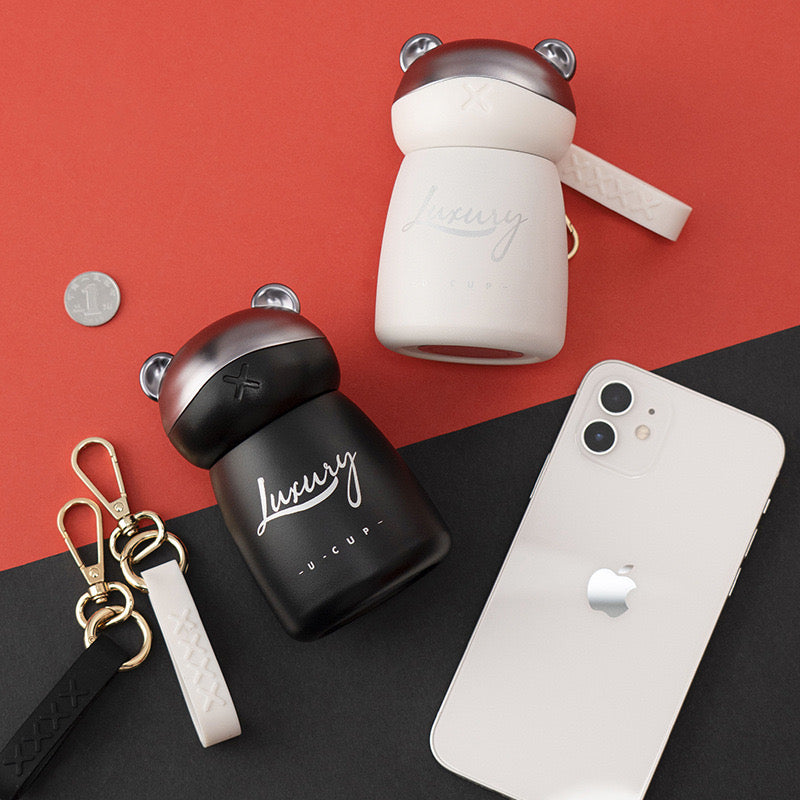 Premium Luxury Mini Bag Charm Stainless Steel Flask 120ml