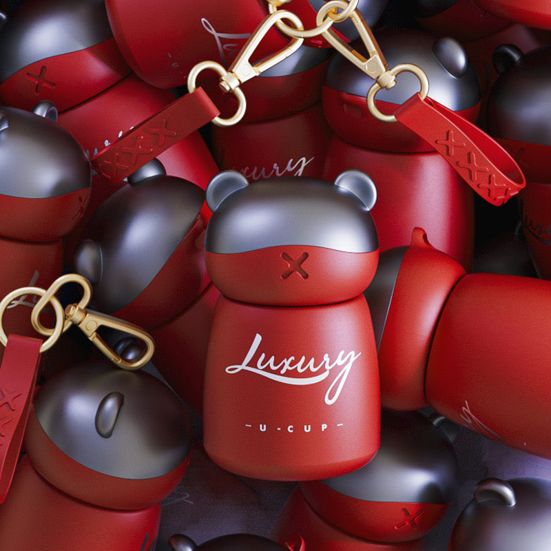 Premium Luxury Mini Bag Charm Stainless Steel Flask 120ml