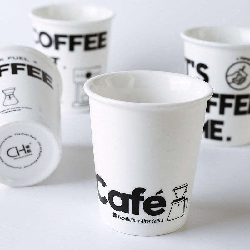 Coffee Addict- Ceramic Coffee Cups