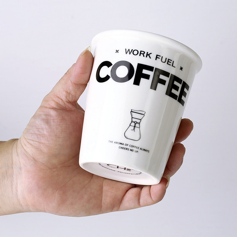 Coffee Addict- Ceramic Coffee Cups