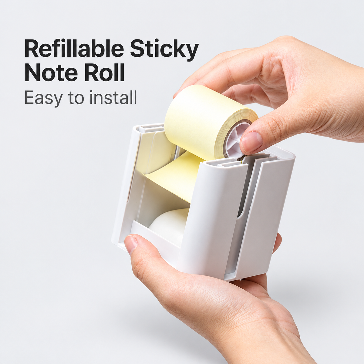 DeskMate™ 5-in-1 Sticky Note Dispenser – Your All-in-One Desk Essential