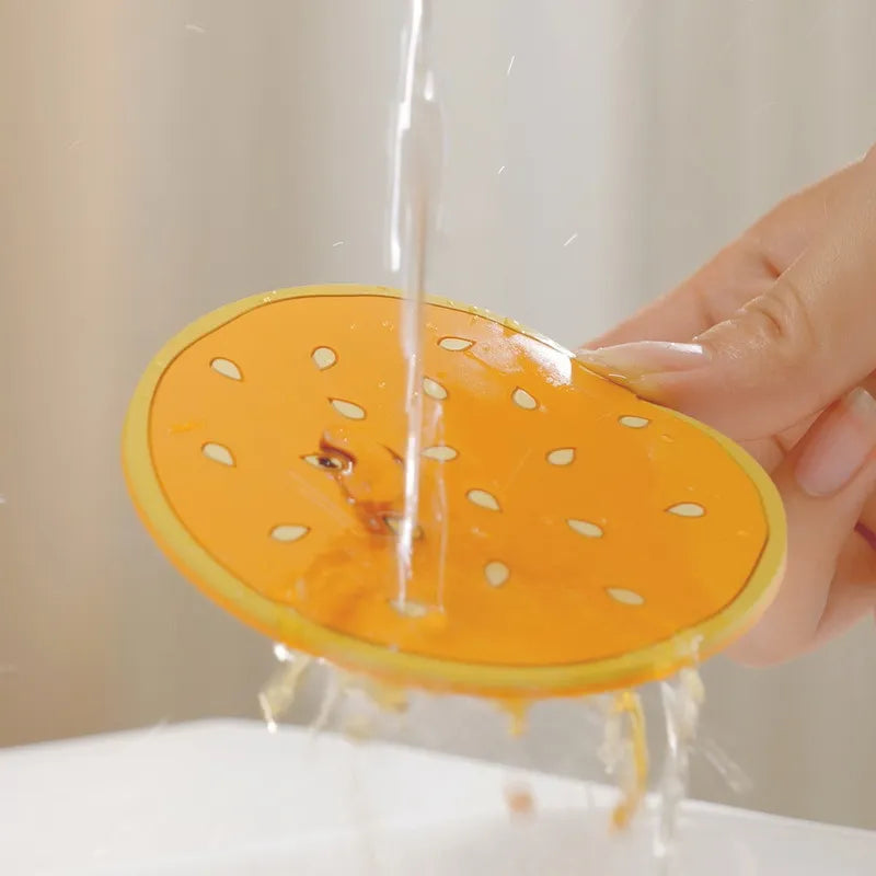 8pc Hamburger Insulating Flexible Coaster