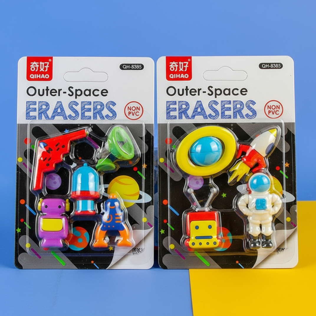 Outer Space Erasers