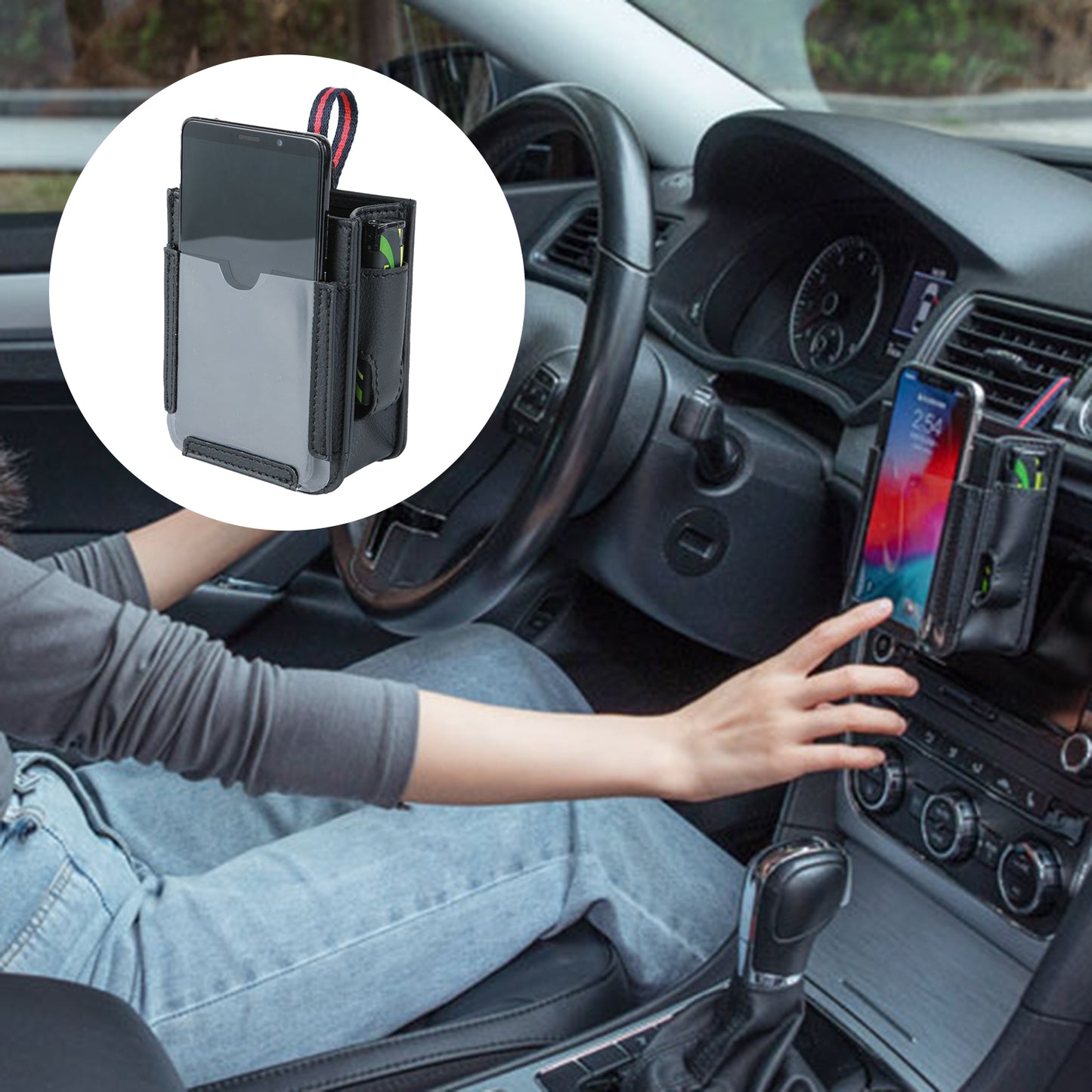 Car Air Vent Mobile Phone Holder and Organiser