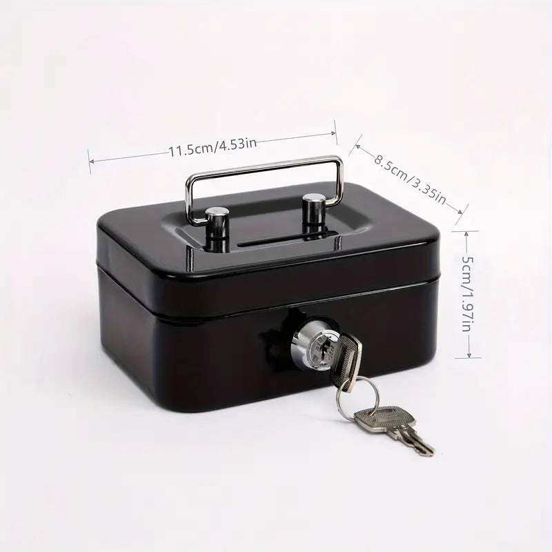 Portable Small Metal Cash Box
