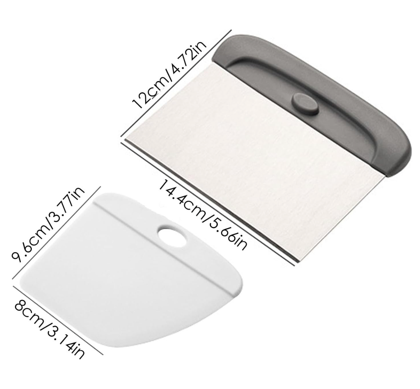 DoughMate™ Dough scraper and cutter that makes dough handling smooth, quick, and mess-free