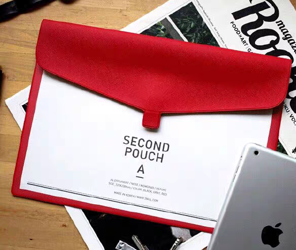 Second Pouch Document Folder (Fits A4 Documents)