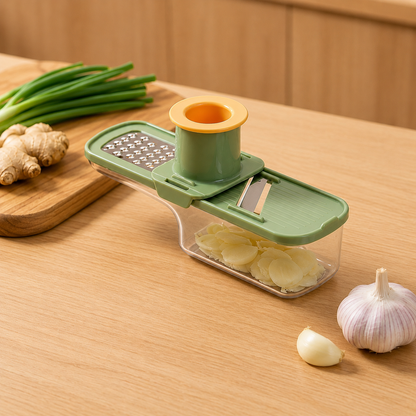3-in-1 Ginger & Garlic Grater with Safety Hand Guard