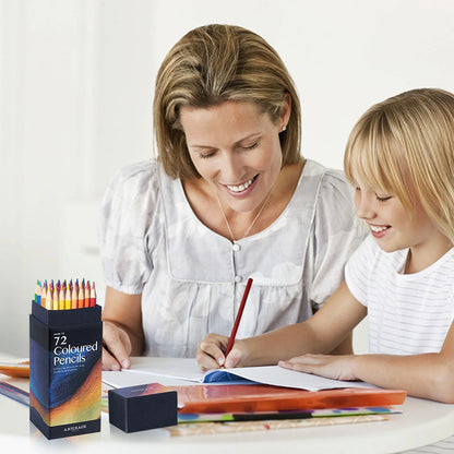 ARTTRACK Premium 72 Color Professional Colored Pencil Set