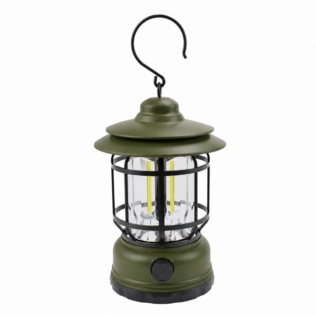Rechargeable Retro Camping Light with Replaceable Lithium ion Battery