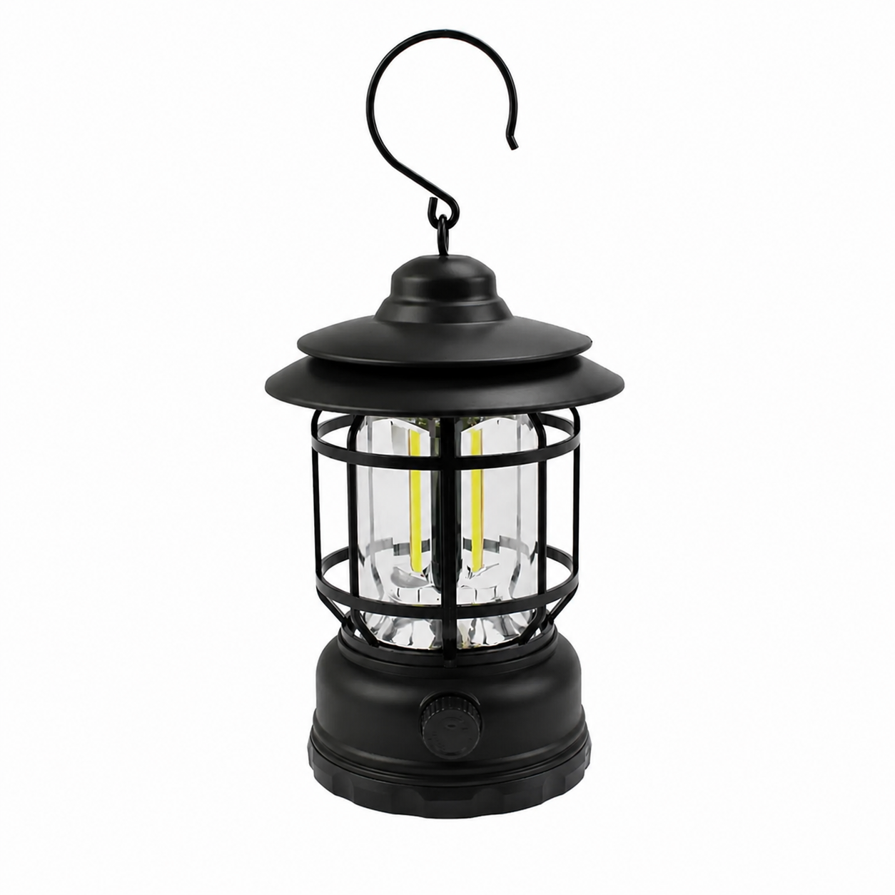 Rechargeable Retro Camping Light with Replaceable Lithium ion Battery