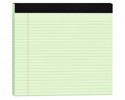 Premium Landscape Style Lined Note pads 30 sheets / Note pad  - Set of 5 Notepads