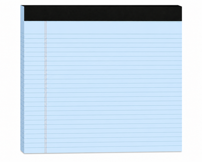 Premium Landscape Style Lined Note pads 30 sheets / Note pad  - Set of 5 Notepads