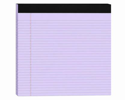 Premium Landscape Style Lined Note pads 30 sheets / Note pad  - Set of 5 Notepads