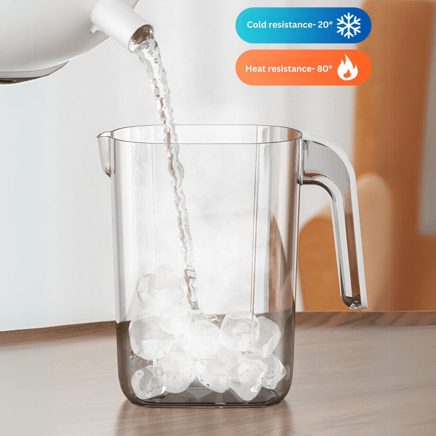 Multi-Purpose Beverages Kettle (2.6L) Jar with Strainer and 400ml x 4 Cups