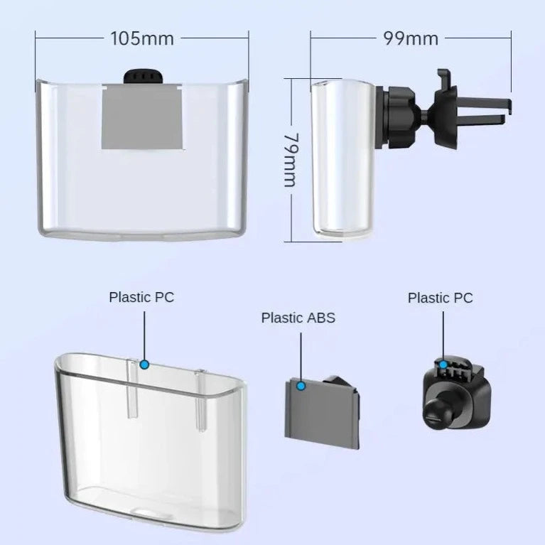 Car Air Vent Mobile Phone Holder/Storage Box